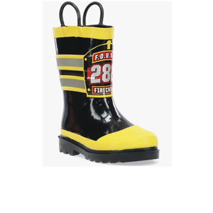 Western Chief Rain Boots with Pull on Handles for Toddlers and Kids - Premium Waterproof Boots for Boys and Girls Size 3