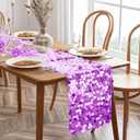 VHH Sequin Table Runner 12 x 108 inches Lavender Table Runner, Glitter Runner for Party Wedding Birthday, Party Spring Easter Rustic, Birthday Supplies Decorations (1 Pack)