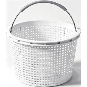 SPX1070E Pool Skimmer Basket for Inground Pool,8 Inch Pool Skimmer Basket for Hayward Skimmer Basket SP1070 and Pentair U-3 Skimmer Basket 08650-0007,Stainless Steel Handle, Built in Weighting