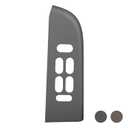 Master Power Door Window Switch Bezel,Front Driver Side Compatible with 2003-2006 Ford Expedition Interior Accessories Without Memory Seats (Grey)