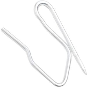 1Box Metal S Hook Curtain Tape Hook Multipurpose Hangable Hook Supplies for Indoor Outdoor Garden Yard Decor