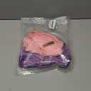 2 Pcs Dog Sweaters for Small Dogs Girl Boy Winter Fleece Clothes Warm Soft Dog Sweatshirt Outfit for Dogs Cats Pet Apparel (S (Back: 11.8", Chest: 15.7", 5.5-10 lbs), Pink+Purple)