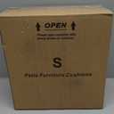 Patio Furniture Cushions Replacement, Outdoor Deep Seat Couch Cushion and Backrest Pillow with Waterproof Removable Cover for Sectional Sofa Set, 25.6 x 25.6 Inch, Navy