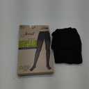 Hanes Women's EcoSmart Diamond Outline Control Top Tights (X-Large, Black)