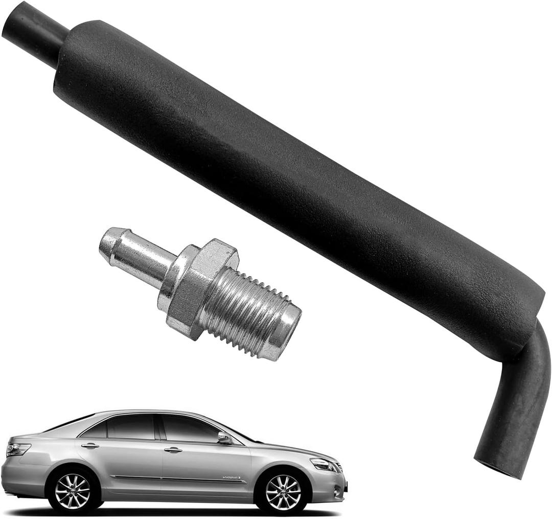 Toyota PCV Valve and Hose Kit - Compatible with Camry, Highlander, Scion xb, Rav4, Solara, Corolla, Matrix; Lexus HS250h PCV Hose