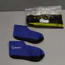 FitsT4 Sports Neoprene Water Socks 3mm Snorkel Fin Anti-Slip Sock Swim Men Women Dive Wetsuit Booties, Small, Blue