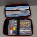 Handheld Sewing Machine with Black Storage Case and 109-Piece Sewing Kit, Mini Portable Cordless Hand Sewing Machine, Ideal for Adults & Beginners, Complete Set of Quick Home Clothing Repair Tools