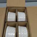 LE TAUCI Ramekins 8 oz, Ramiken for Creme Brulee, Lava Cake, Pudding, Souffle, Pot Pie, Ceramic Baking Dishes, Oven Safe - 4.3 inch, Set of 4, Arctic White