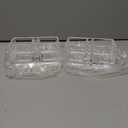 ELLDOO 2 Pack Sugar Packet Holder, Acrylic Sugar Bowl for Restaurant, Tea Bag Organizer, Coffee Stirrers Straws Small Condiments Packet Holder, Sugar Caddy Dispenser for Countertop Coffee Bar