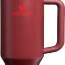 STANLEY Quencher H2.0 Tumbler with Handle and Straw 40 oz | Flowstate 3-Position Lid | Cup Holder Compatible for Travel | Insulated Stainless Steel Cup | BPA-Free | Cranberry