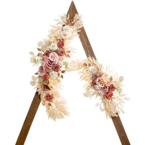 Wedding Arch Flowers, Artificial Flowers for Decoration, Large Flower Swag for Boho Styles Wedding Ceremony Floral Decor - Pack of 2