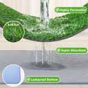 Dog Grass Mat with Pee Pad,Small Litter Box Indoor Artificial Grass Potty Training Pads for Dogs Tray Doggies Washable Reusable Puppy Pads Leakproof Pee on Outdoor Patio Balcony Apartment(18x30'')