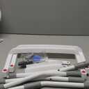 BALLA BALEIN Baby Bathtub with Stand, 2in1 Collapsible Bath Tubs for Newborn to Toddler, Infant Bathtub with Folding Stand, Portable Bathtub for Baby Including Soft Cushion, Storage Pad