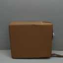 Toddler Booster Seat for Dining Table, PU Washable Double Safe Straps Non-Slip Bottom Booster Seat Dining Toddler, Portable Travel Increasing Cushion (Brown)