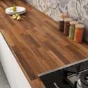 Butcher Block Contact Paper for Cabinets and Drawers 17.7"236" Dark Brown Wood Grain Contact Paper Peel and Stick Wallpaper Self Adhesive Faux Wood Grain Wallpaper for Kitchen Bedroom Shelf