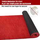 450 GSM Extra Thick Waterproof Red Carpet Runner for Events Decorations, 3X15 Ft Not Slip Red Runner Aisle Runway Rug for Wedding, Party, Banquet, Activity Entrance and Special Events Decorations