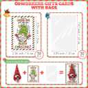 Newwiee 30 Sets Christmas Coworker Gift Gnome Ornaments Bulk with Appreciation Cards Coworkers are Like Christmas Light Plush Gnome Elf Hanging Thank You Gift for Employee Office Home Xmas Tree Decor