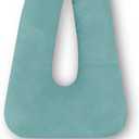 Travel Pillow, Travel Pillow for Kids, Sleeper Hold Pillow Travel, Removable U-Shaped Pillow for Adults and Children to Support Head and Body in The Back Seat of Long Car Trips (Green)