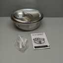 ORSDA Cat Water Fountain Stainless Steel, 3L Automatic Pet Drinking Fountain for Cats Inside, Dog Water Dispenser with Adjustable Water Flow and 6 Replacement Filters for Cats, Dogs