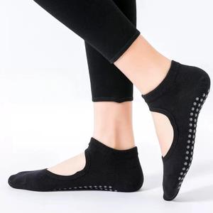 Yoga Socks, Color Black, Silicone Anti Splip