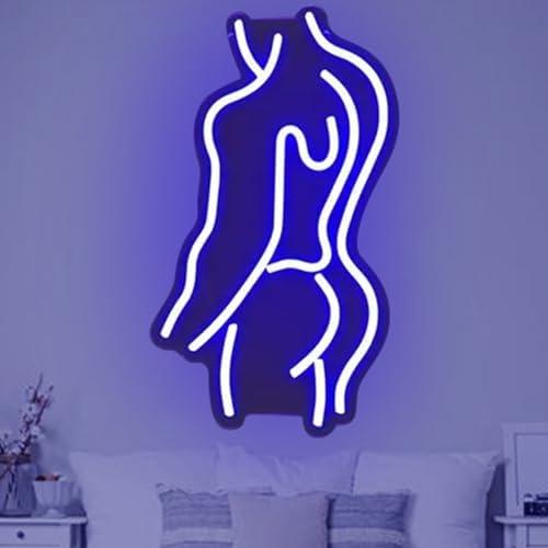 Neonawall Neon Sign Man Body LED Neon Sign for Wall Decor, Led Light Neon Light Super Bright Acrylic Handmade Man Body Light Up Sign for Shop Window Store Display Beer Bar Festivals