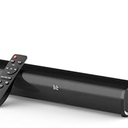 HDMI Sound Bar Smart TV, Home Theater Surround Sound Bars, TV Speakers Sounds Bar Bluetooth HDMI AUX OPT COAX USB Home Audio Surrounds Sounds System For PC Projector Game News/ Music/ Movie, Black