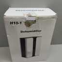 Home Dehumidifier with Drain Hose, (950 sq.ft) 95oz Quiet dehumidifier for Bedroom Bathroom, with Air Reusable Filter Indoor deshumidificador for Basement RV Closet (White)