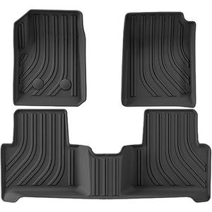 for Chevrolet Chevy Colorado 2015 - 2022 Car Floor Mats 3D TPE Foot Pad Set All Weather Auto