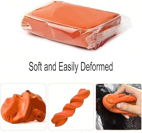 IPELY 3 Pack 100g Car Clay Bar Premium Grade, Orange Auto Detailing Magic Clay Bar Cleaner for Car Wash Car Detailing Clean Orange