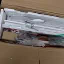 BOLUO Stackable Storage Drawers Closet Organizers and Storage Fabric White 2 Drawer Dresser for Bedroom 2 Packs Modern