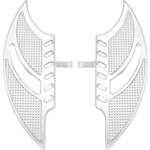 Motorcycle Passenger Footboards Rear Floorboards Male Mount Foot Pegs CNC Cut Fit For Harley Sportster Touring Road King Road Glide Electra Glide Street Glide Dyna Chrome