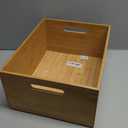 Prosumer's Choice Bamboo Storage Box - Wood Crate - Bamboo Box Storage for Kitchen, Living Room, Office - Arts & Crafts Container Caddy Basket - Home Decor & Organization Accessories 14"L x 11"W x 6"H