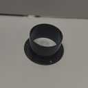 Hon&Guan 3 Inch Duct Connector, Plastic Duct Flange Vent Systems 3 Flange for Heating Cooling Ventilation Vent System-2PCS.