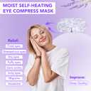 XPCARE 48 Pack Steam Eye Masks for Dry Eyes, Self Heated Steam Warm Eye Mask, Disposable Heated Eye Mask for Dark Circles, Puffy Eyes, Relief Stress Eye FatigueLavender