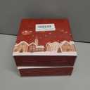 2 x Artscope Christmas Oh Holy Night Merry Bright Jesus Wreath Throw Pillow Covers 20x20 Inch Set of 4, Winter Hoilday Christmas Decoration Pillow Cases for Home Sofa Couch Decor-Blue