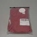 SweatyRocks Women's Basic Short Sleeve V Neck Ribbed Knit Crop Top Tee Shirt Size L