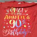 Blessed by God for 90 Year Butterfly Sunflower 90th Birthday T-Shirt, XXL