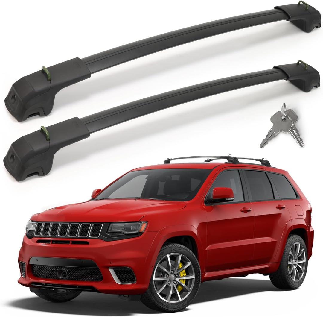 360LBS T-Slot Roof Rack Cross Bars Compatible with Jeep Grand Cherokee