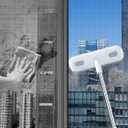 IMHO Cleaning Brush for Window Screen, Screen Cleaner Tool, 2 in 1 Mesh Screen Cleaning Brush, Small Brush for Patio, Door, Porch Screens, White &Grey Brush Cleaners for Screen