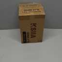 KSIIA Washable Dog Bed Deluxe Plush Dog Crate Beds Comfy Kennel Pad Anti-Slip Pet Sleeping Mat for Dog Breeds, 21" x 13", Dark Grey