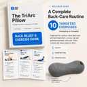 The Original Triple Fusion TriArc 3in1 Back Pain Relief Massager | Orthopedic Level Spinal Decompression, Drug Free Home Use Sciatica & Back Pain Relief - Heat, Traction + Pulsed Massage