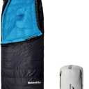 Naturehike 0 Degree Ultralight Down Sleeping Bag for Adults, 650 Fill Power, Backpacking Cold Weather Sleeping Bag with RDS Down, -2 / 18 Sleeping Bags for Camping, Hiking (Large, Black-ISO Limit 18)