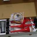 Dixie Air Horn Red - Dixieland Premium Full 12 Note Version with Installation Wire Kit and Button