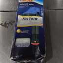 Korky 528T Replacement TOTO Toilet Fill Valve - Fits G-Max and Power Gravity Toilets -Easy to Install -Made in USA, Black