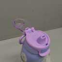 Ello Kids Pop & Fill 18oz Stainless Steel Water Bottle with Quick Fill Technology, Double-Wall Vacuum Insulation, Leak Proof Locking Lid, Sip & Chug, BPA Free, Gifts for Girls Boys, Purple Holographic