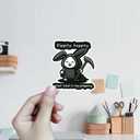 (3Pcs) Hippity, Hoppity Your Soul is My Property Stickers Funny Quotes Stickers Decal Waterproof Vinyl Stickers Adult for Laptop Kindle Car Tumbler Water Bottle Mug Phone Notebook Helmet Size 3x2.5