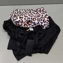 Aqua Eve Women Plus Size Tankini Swimsuits with Shorts Bathing Suits Two Piece Swimwear, 26 Plus, Black Leopard