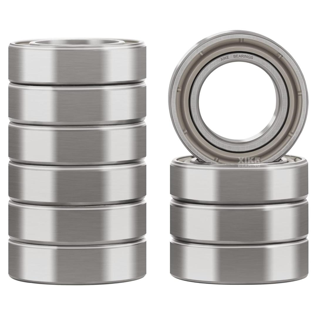 2 x XIKE 10 Pcs R188ZZ Bearings 1/4" x1/2" x3/16,Double Shield Seals Metal and Pre-Lubricated, Chrome Steel Deep Groove Ball Bearings.