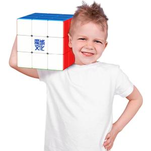 Cuberspeed Giant Speed Cube 3x3x3 Puzzle Toys, Moyu 18CM Big 3x3 Speed Cube stickerless Puzzle Super Large Birthday Christmas Decorations Gift for Kids Adults
