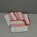 Microfiber Spray Mop Pads - Compatible with Promist MAX, Double Sided Replace Head for Dry/Wet Floor Cleaning Usable (4 Pack Red)